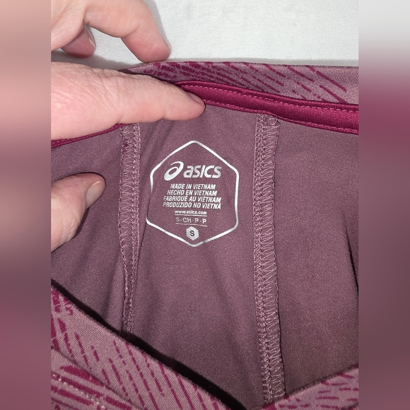 Asics Women's Athletic Short Sleeve T-Shirt Maroon Size Small BV-2475 - Picture 9 of 10